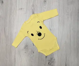 Боді, довгий рукав, Вінні, жовтий, інтерлок ТМ Elakon baby Туреччина унісекс 3-24 міс.