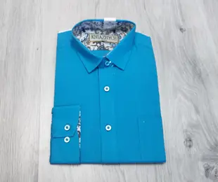 Сорочка для хлопчика Kniazhych BLUE ASTER  Україна