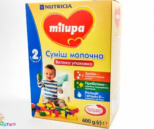 Молочна суміш Milupa 2 (600г) Польща