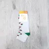 Шкарпетки короткі кавунчиками, білий/зелений, сітка Дюна Україна 