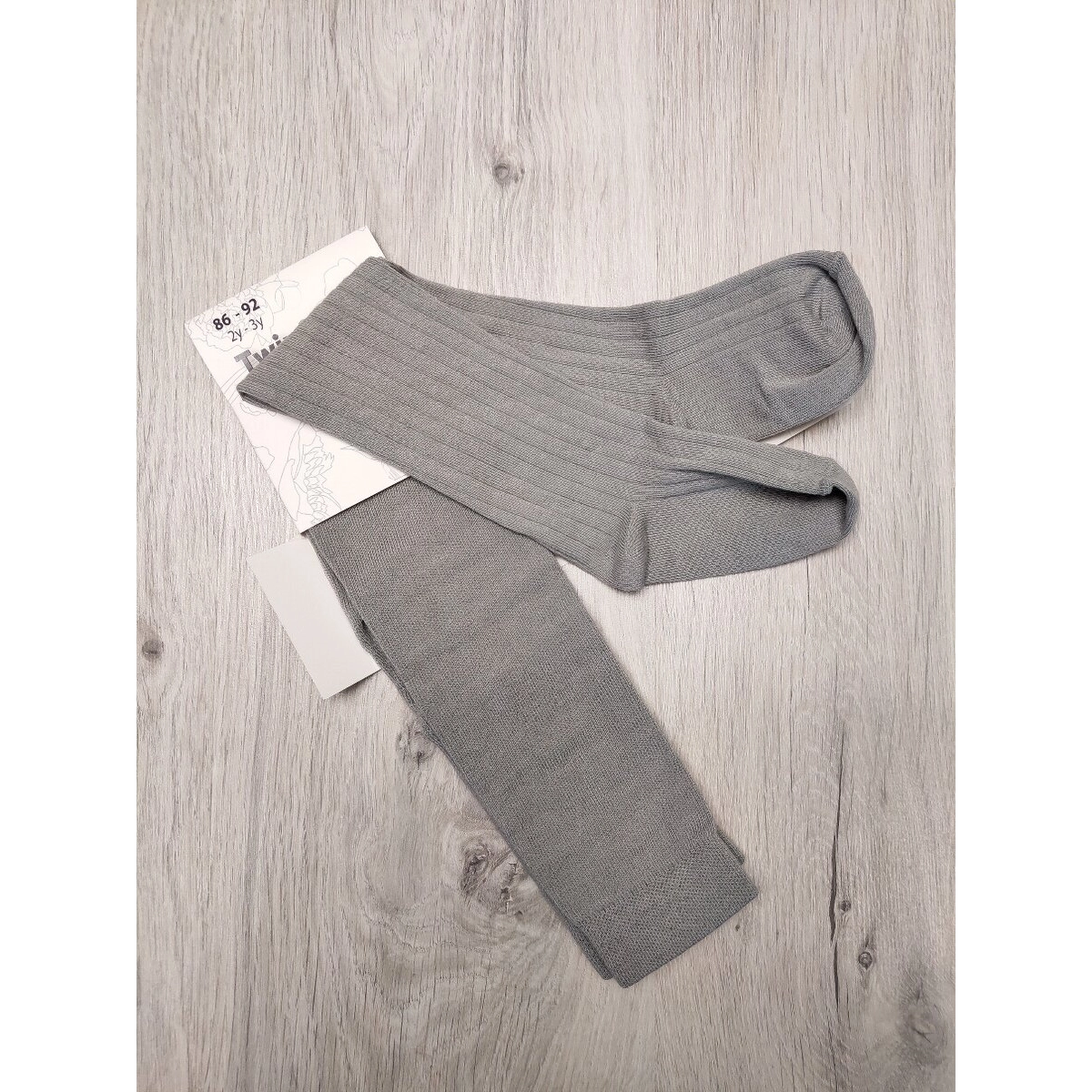 Колготки світло-сірі ТМ TwinSocks 