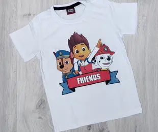Футболка Щенячий патруль FRIENDS білий  Eneo Туреччина унісекс 4-7 років