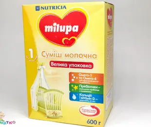 Молочна суміш Milupa 1 (600г) Польща від народження