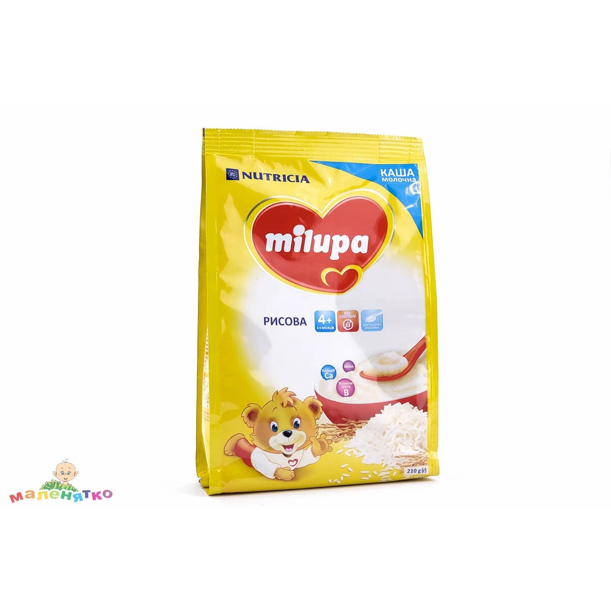 Каша молочна рисова 210г Milupa Польща