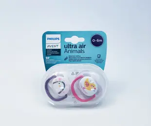 Пустушка 2 шт. Ultra air силікон  AVENT Англія 0-6 міс.