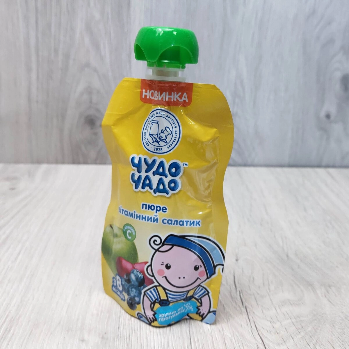 Пюре фруктове Чудо-чадо (пауч) вітамінний салатик 90г ОКЗДХ Україна