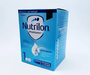 Молочна суміш Nutrilon 1 premium+ 1000г Польща від народження