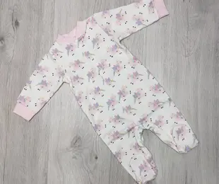 Чоловічок для дівчинки, молочний з рожевим, начос ТМ Flamingo Україна р.68-92