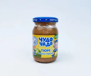 Пюре фруктове Чудо-чадо яблуко-персик ОКЗДХ Україна