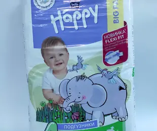 Підгузки Happy №4(62) NEW Польща