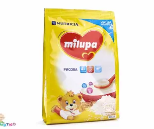 Каша молочна рисова 210г Milupa Польща