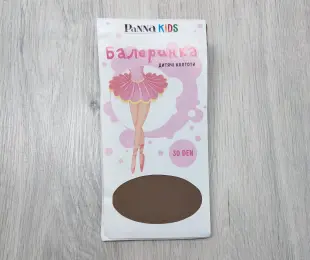 Колготки 30D балеринка, бежеві PaNNA kids 