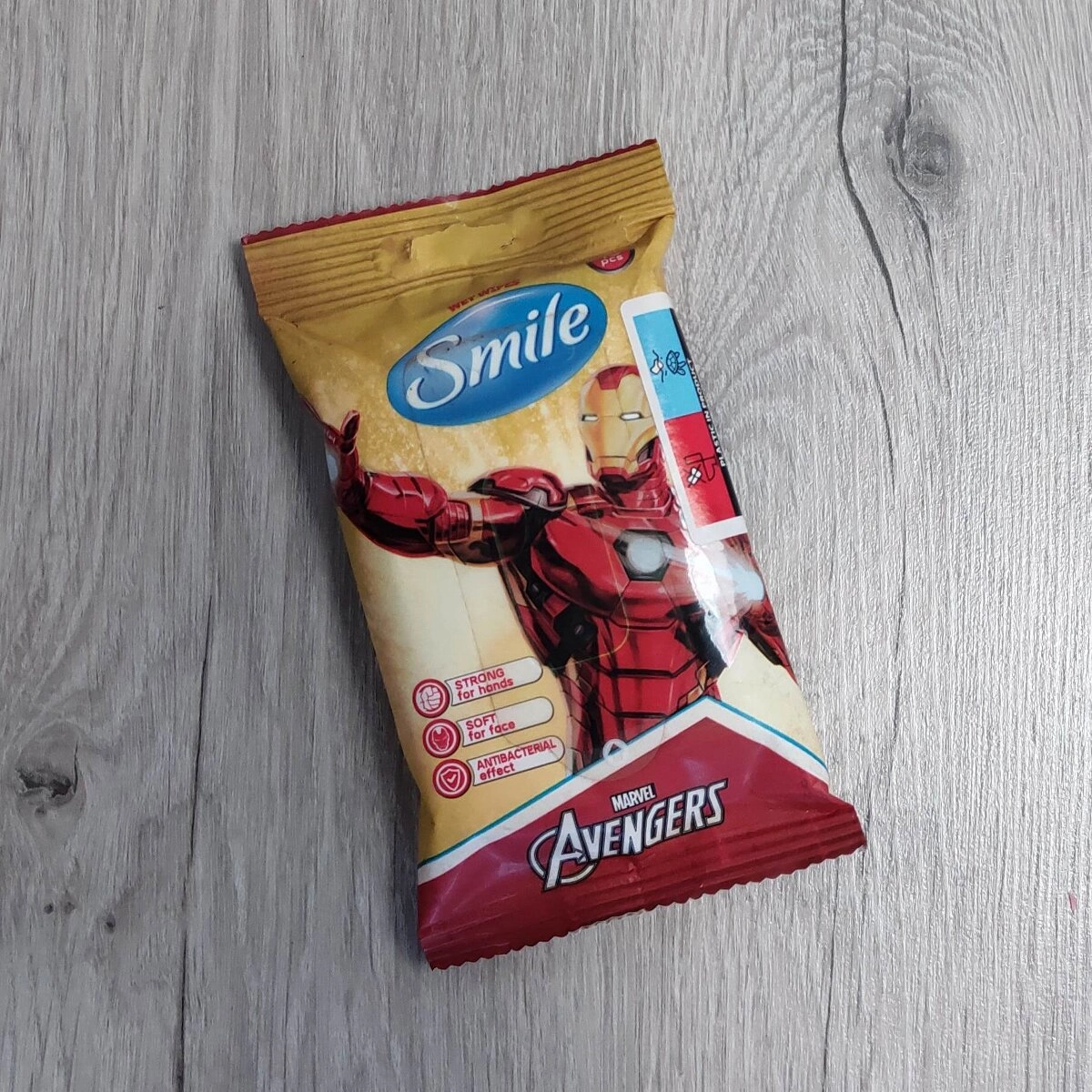Вологі серветки Marvel 15 шт Smile