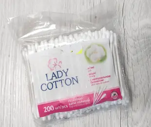 Ватні палички 200шт Lady cotton