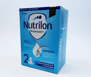 Молочна суміш Nutrilon 2 600гр premium+ Польща від 6 місяців