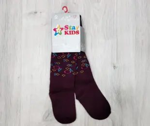 Колготки, темний вишневий, внутрішня махра, Star KIDS Україна