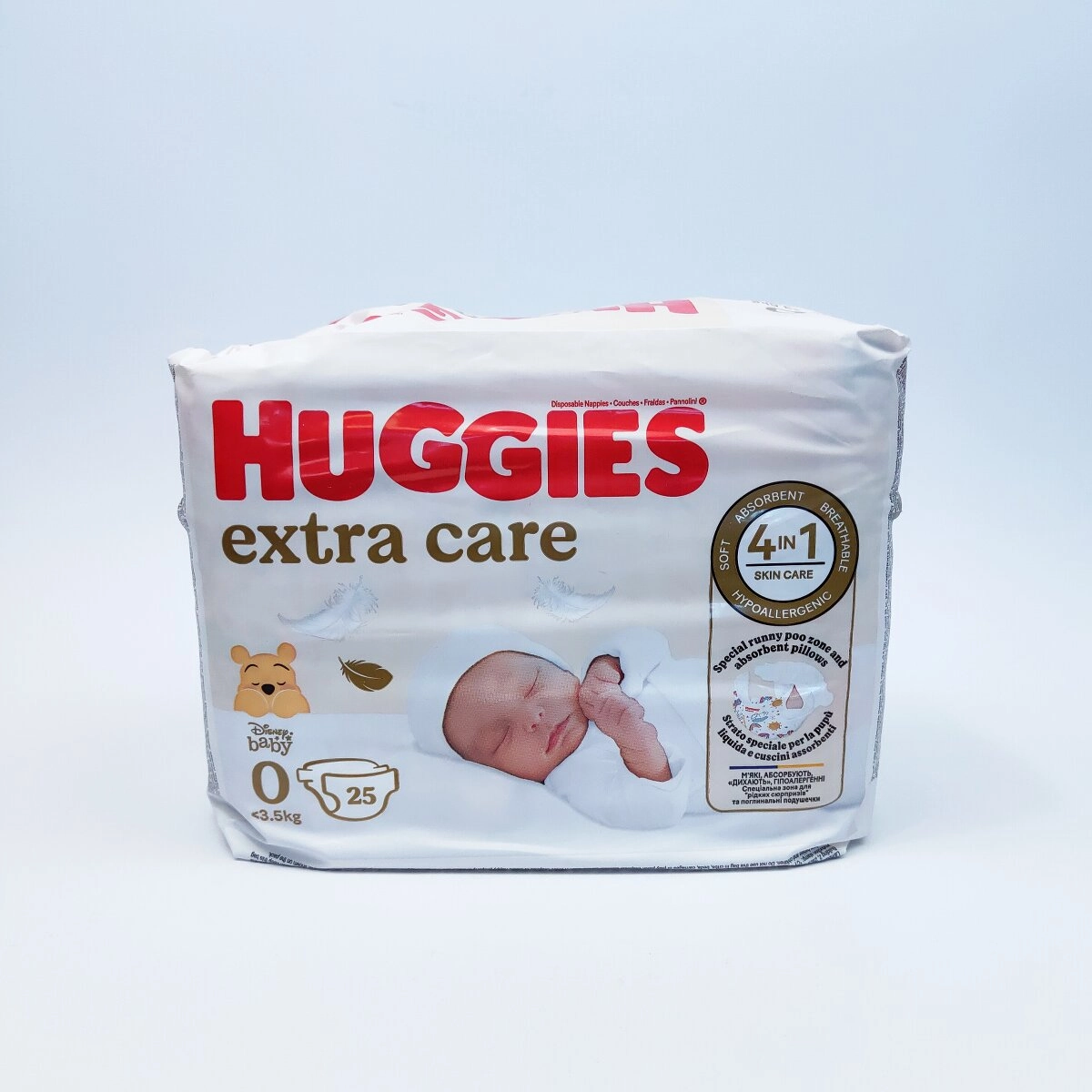 Huggies Extra Care №0(25)  Чехія