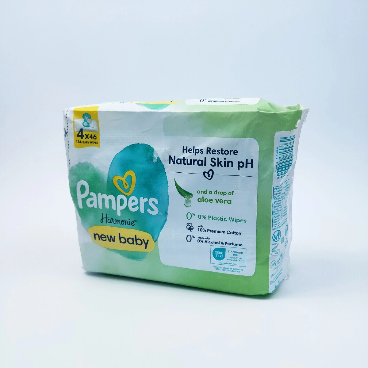 Вологі серветки Pampers Harmonie aloe vera P&G