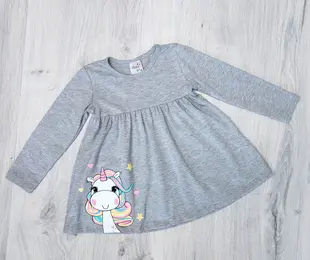 Сукня з довгим рукавом Unicorn, сірий (меланж), стрейч кулір ТМ COCOA gul Туреччина р.92