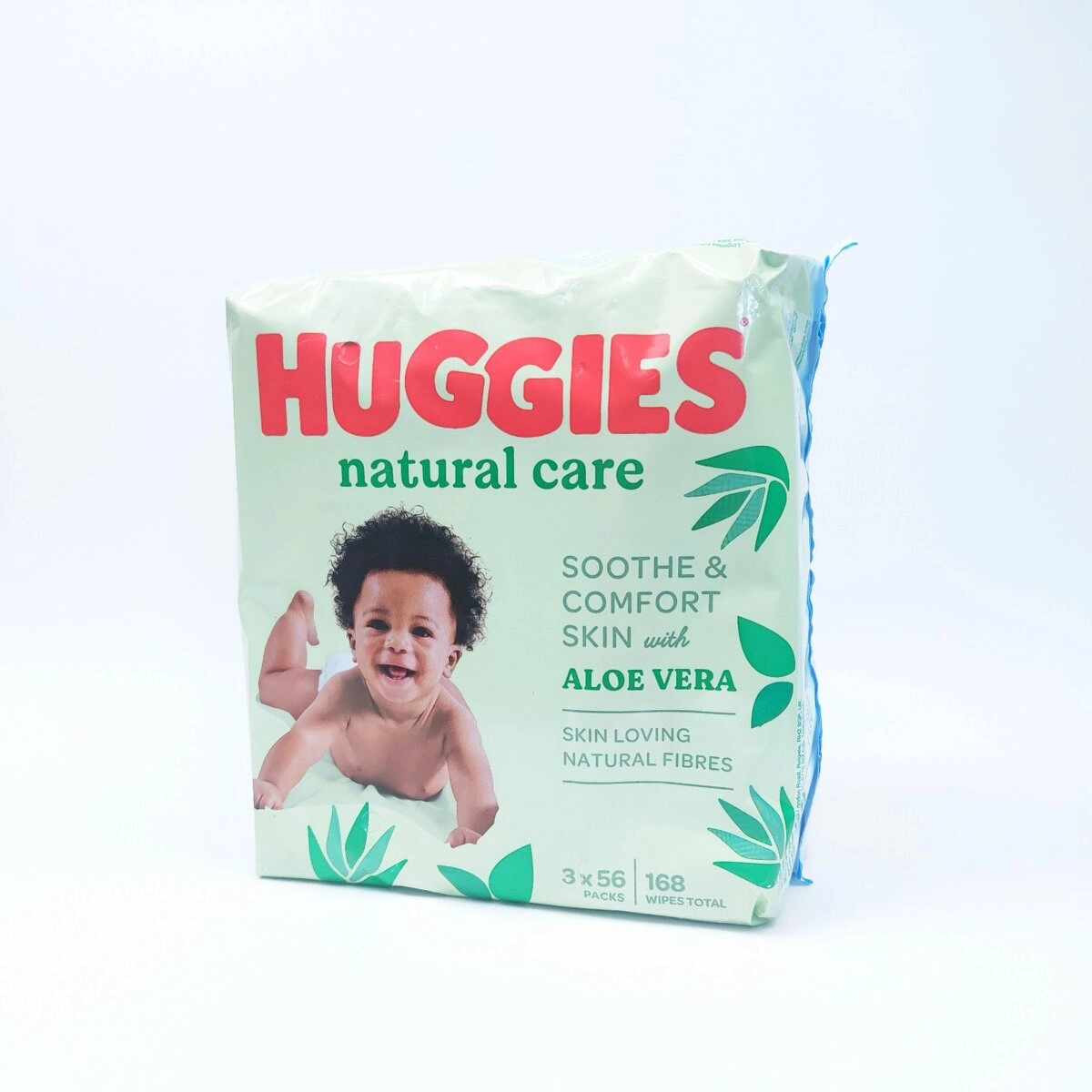 Вологі серветки Huggies Natural Care 4*56/224 Англія