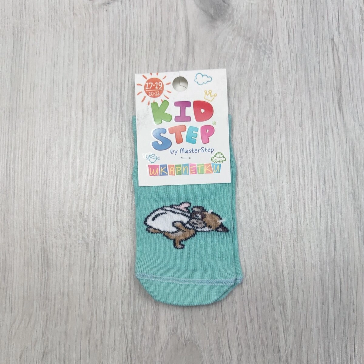 Шкарпетки Корівка, ментоловий Kidstep Україна 