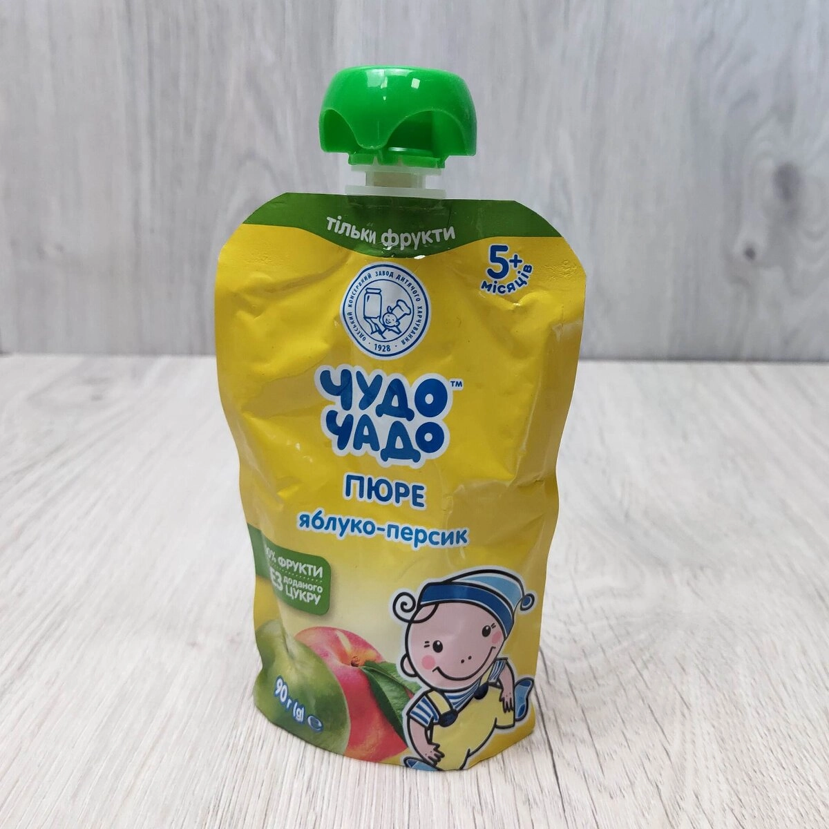 Пюре фруктове Чудо-чадо (пауч) ябл.перс. 90г ОКЗДХ Україна