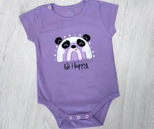 Боді be happy, лаванда, стрейч-кулір Flamingo Україна