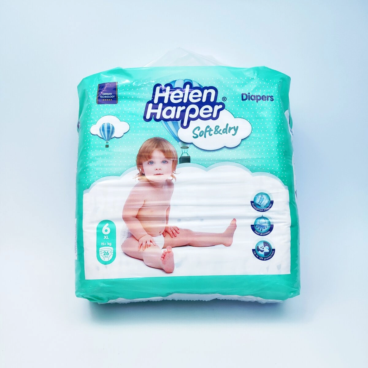Підгузники Helen Harper №6(26шт.) soft & dry Бельгія 15+ кг