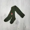 Колготки ведмедик хакі внутрішня махра 2501MDхх LEGGERI Україна хл.