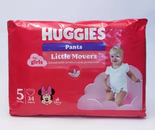Huggies трусики для дівчинки №5(34 шт)