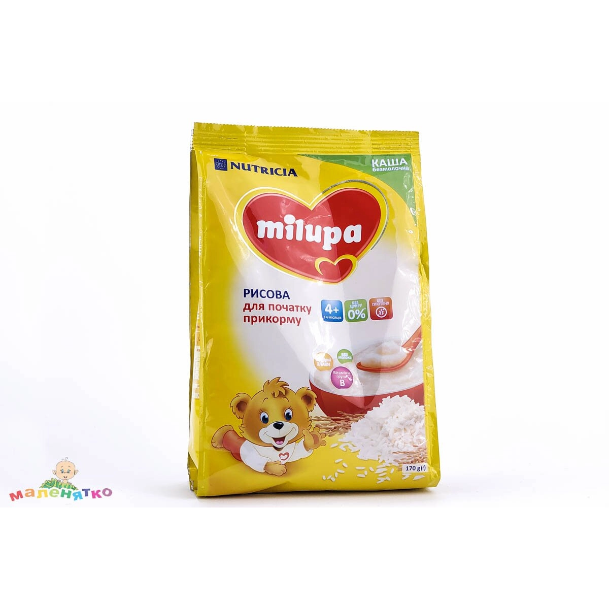 Каша безмолочна рисова 170 г Milupa Польща