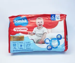 Підгузки-трусики Bambik розмір №5 (12-17 кг) 34шт