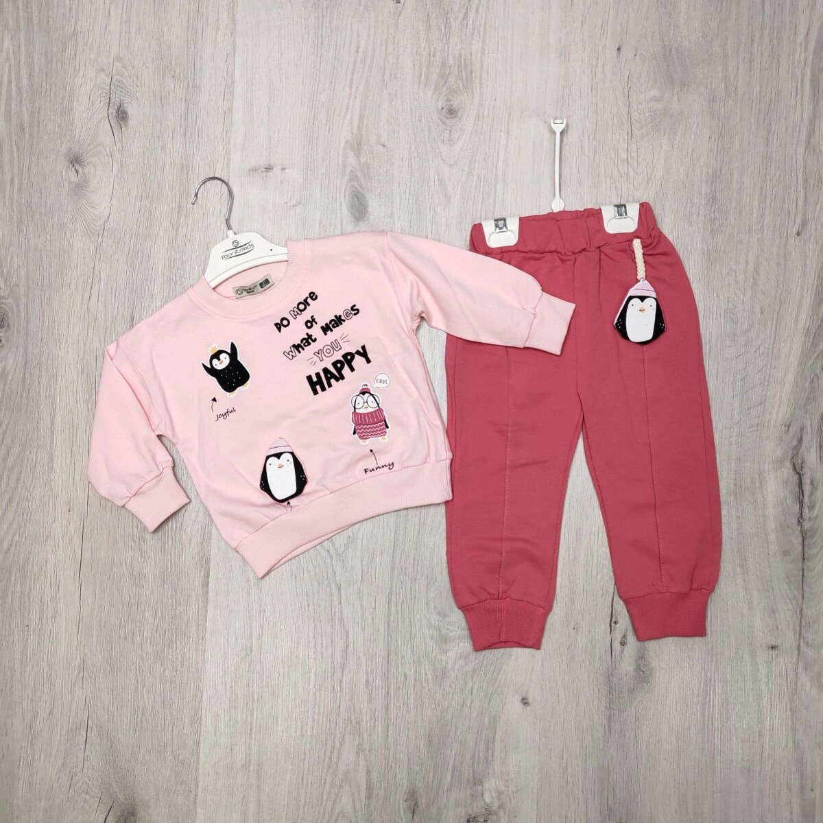 Костюм кофта з штанами Пінгвіни ТМ Bonitokids Туреччина р.92-110