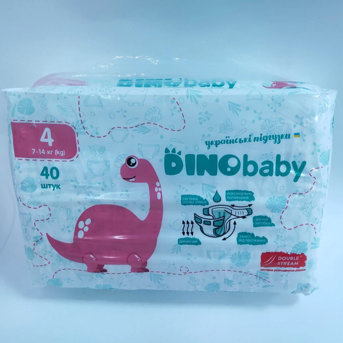 Підгузники DINO baby №4(40шт) Україна