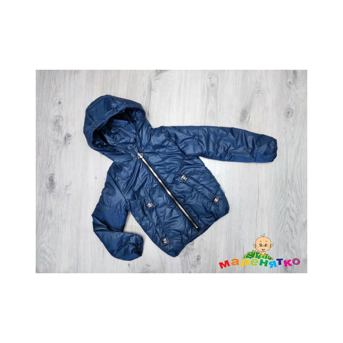 Куртка для дівчинки, синя, плащівка/синтипон/нейлон Одягайко Україна 