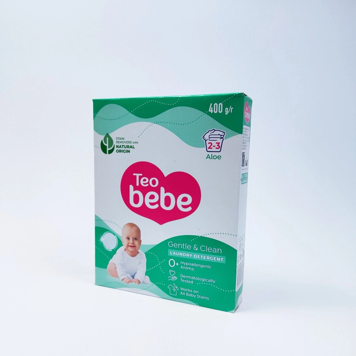 Пральний порошок алое Teo bebe Болгарія 400г