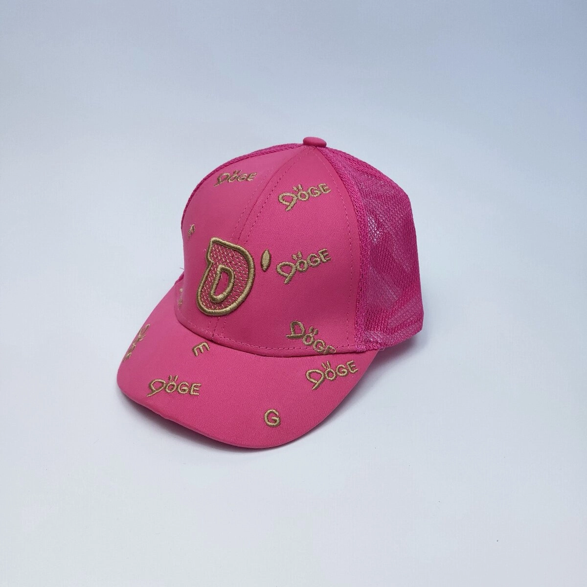Кепка для дівчинки D, малинова, вставка сітка Wisdomsun р.50