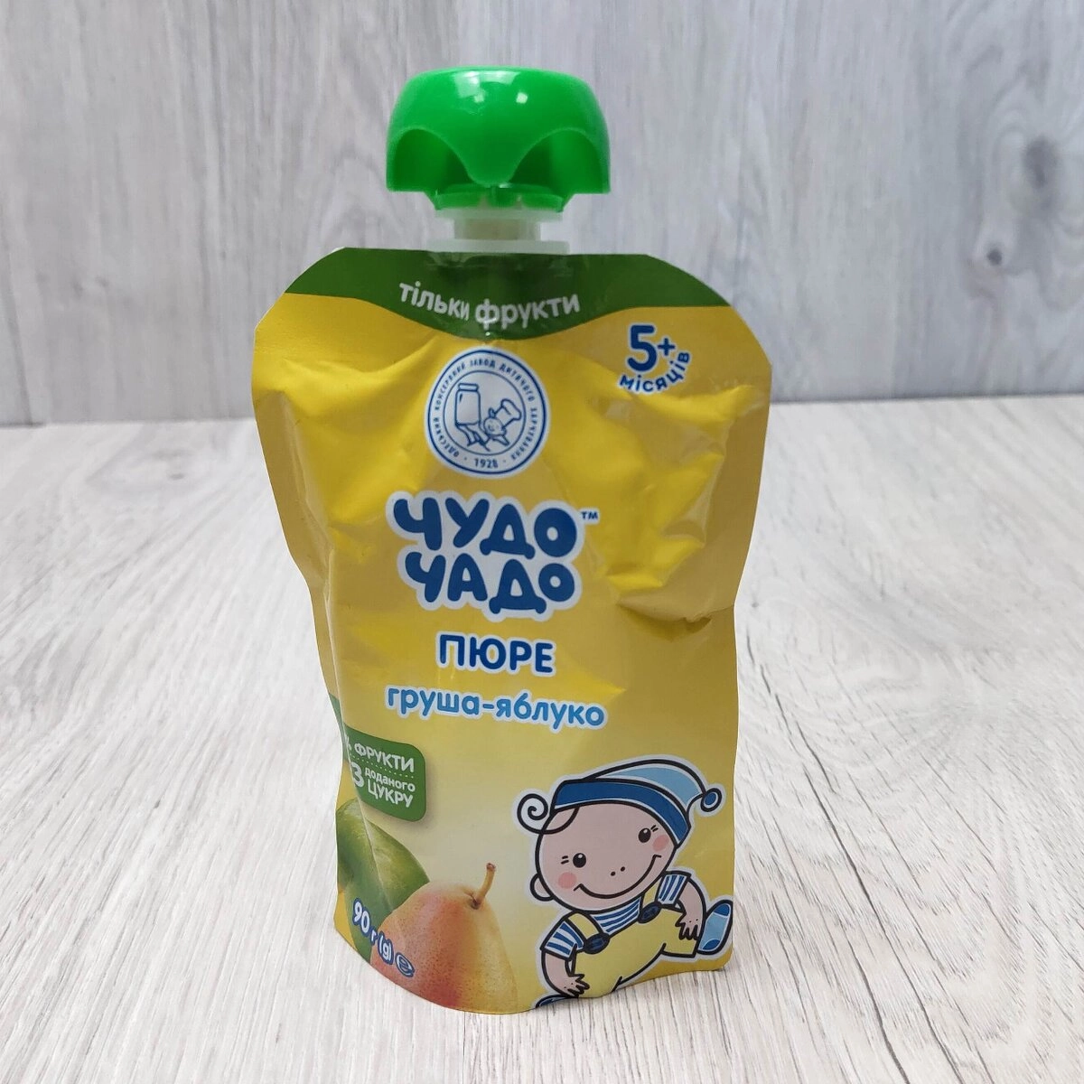 Пюре фруктове Чудо-чадо (пауч), яблуко-груша 90г ОКЗДХ Україна