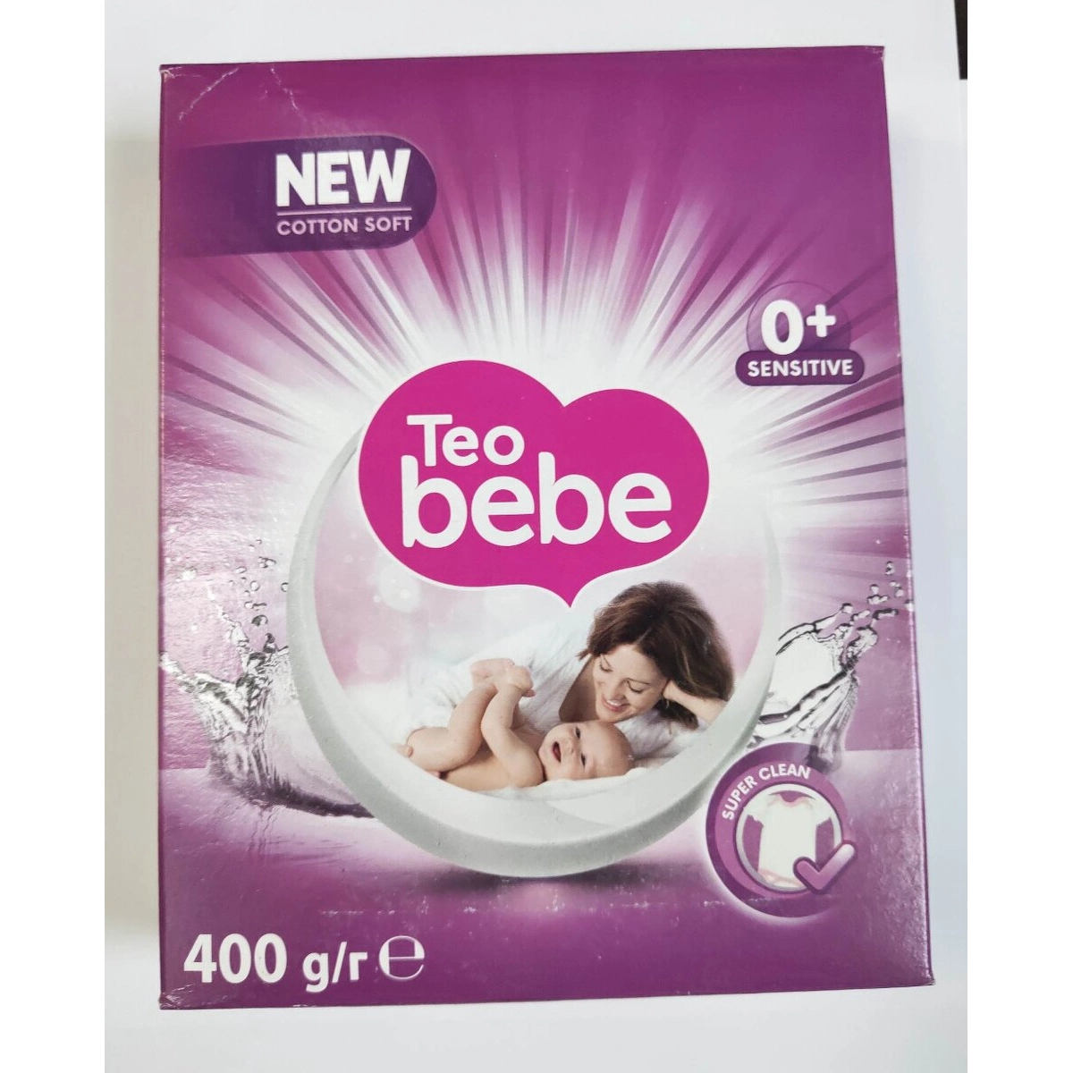 Пральний порошок лаванда Teo bebe Болгарія 400г