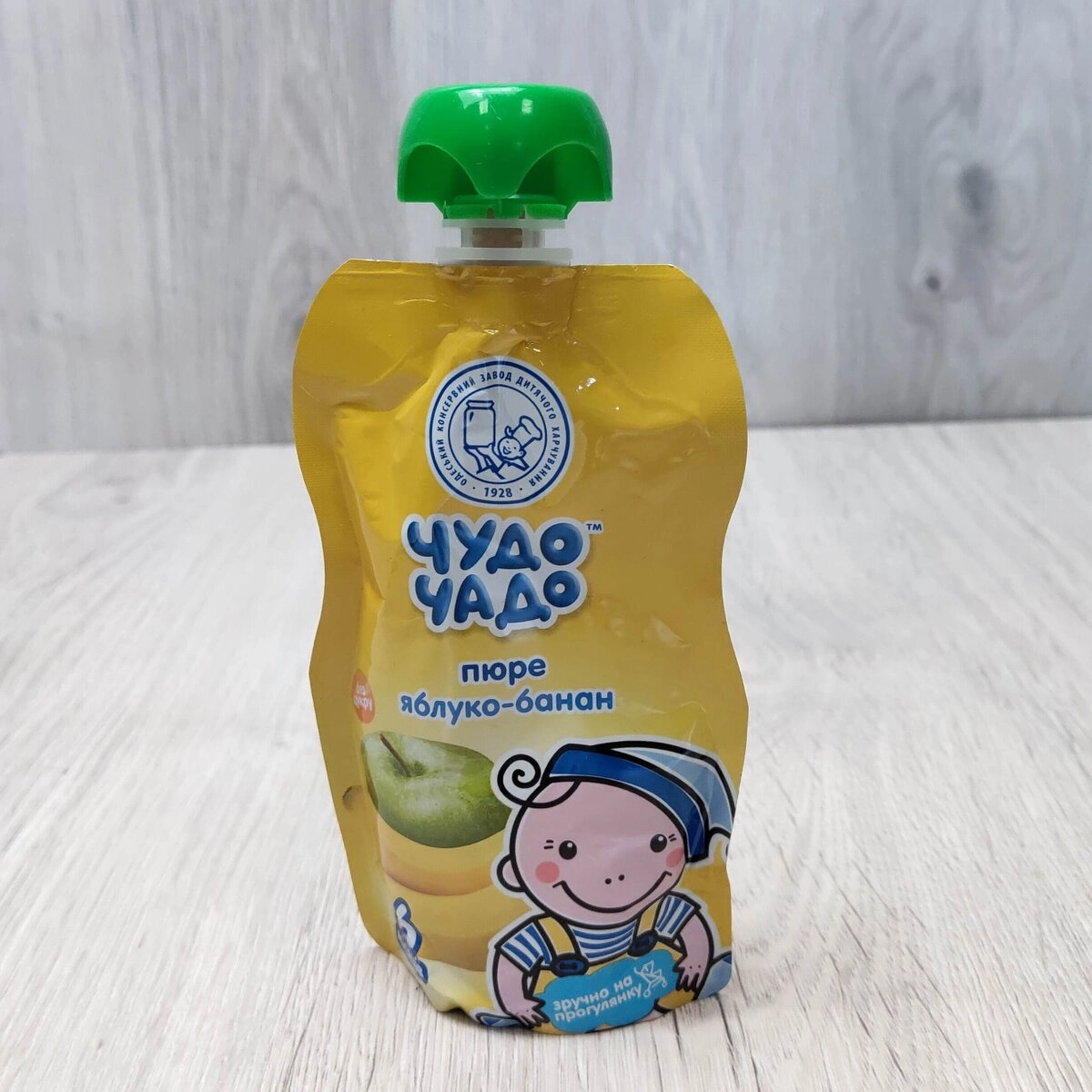 Пюре фруктове Чудо-чадо (пауч) яблуко-банан 90г ОКЗДХ Україна