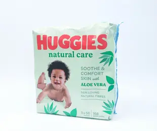 Вологі серветки Huggies Natural Care 4*56/224 Англія