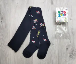 Колготки космос, антрацитові, внутрішня махра Kidstep Україна 