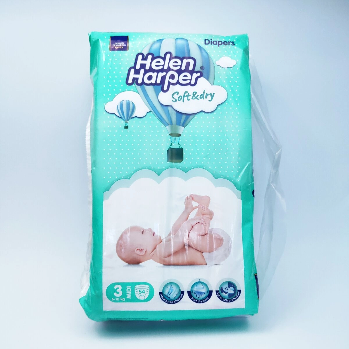 Підгузники Helen Harper №3(54) soft & dry  Бельгія 6-10кг
