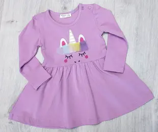 Сукня з довгим рукавом Unicorn, бузковий, стрейч кулір ТМ BREEZE Туреччина р.92